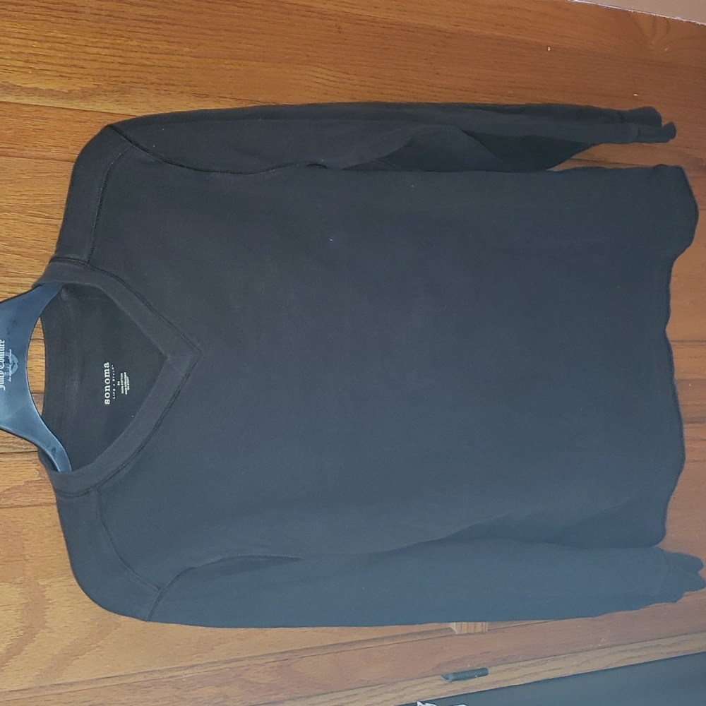 Sonoma Men's Medium long sleeve t-shirt style top dark brown